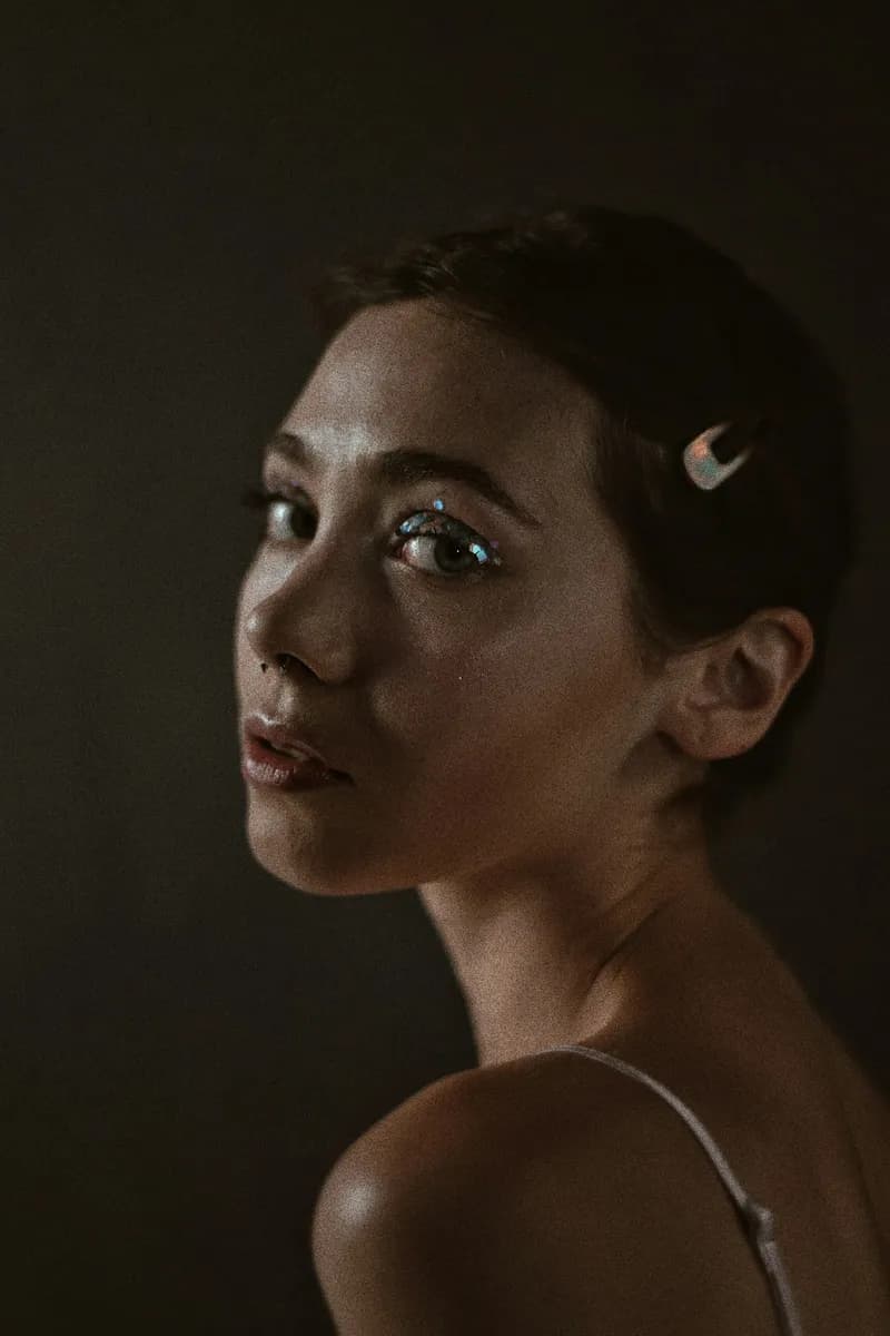 Close portrait with soft light